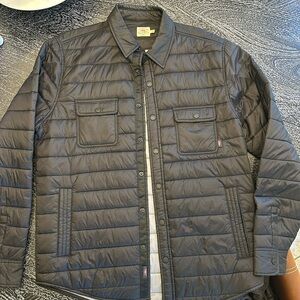 Faherty Atmosphere Shirt-Jacket, Black, Large